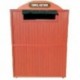 Synthetic Wood Towel Return Bin Sand Stone Color to fit your bin of 58 H x 35 W x 26 D Front Door Access To Match Drawin