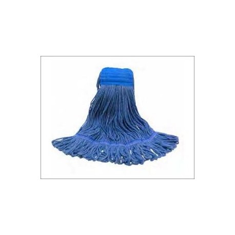 Wet Mop Disinfectant Loop-End Mop Medium Ply4..Blue