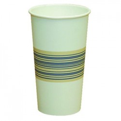 Paper Hot Cups 12oz Blue and Tan