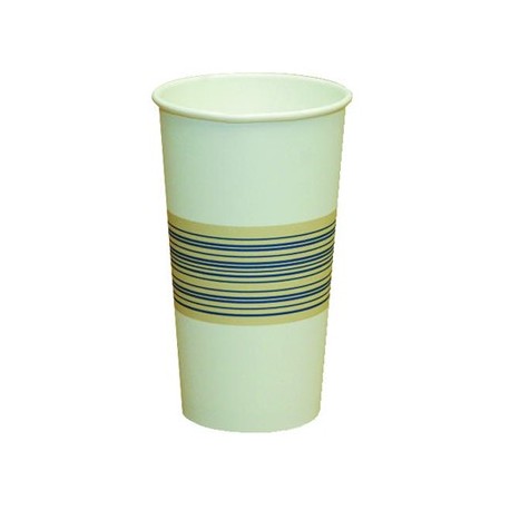 Paper Hot Cups 12oz Blue and Tan
