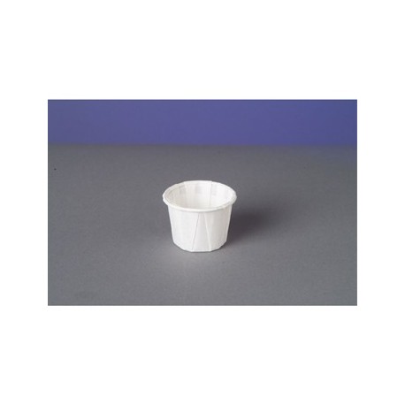 Genpak Squat Paper Portion Cup .75oz White