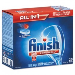 FINISH Powerball Dishwasher Tabs Fresh Scent 20/Box