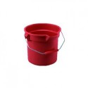 Rubbermaid Commercial BRUTE Round Utility Pail 14qt Red