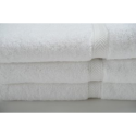 Oxford Bronze 10S WHITE 10.00lb Bath towel 24x50 (Classic) Towels Economy Cotton