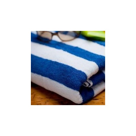 20x40 Blue Striped Pool Towels