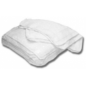 Oxford Gold Wash Cloth WHITE 12x12 Towels 86% Cotton Ringspun 14% Polyester with 100% Cotton Loops Cam Border