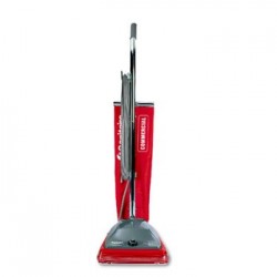 COMMERCIAL UPRIGHT VACUUM WITH VIBRA-GROOMER II 16 LBS RED