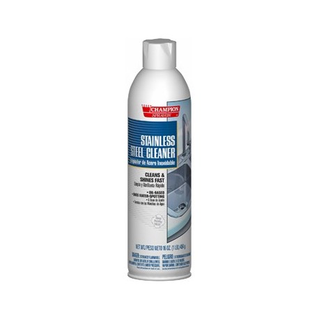 Chase Products Champion Sprayon Stainless Steel Cleaner 16oz Aerosol
